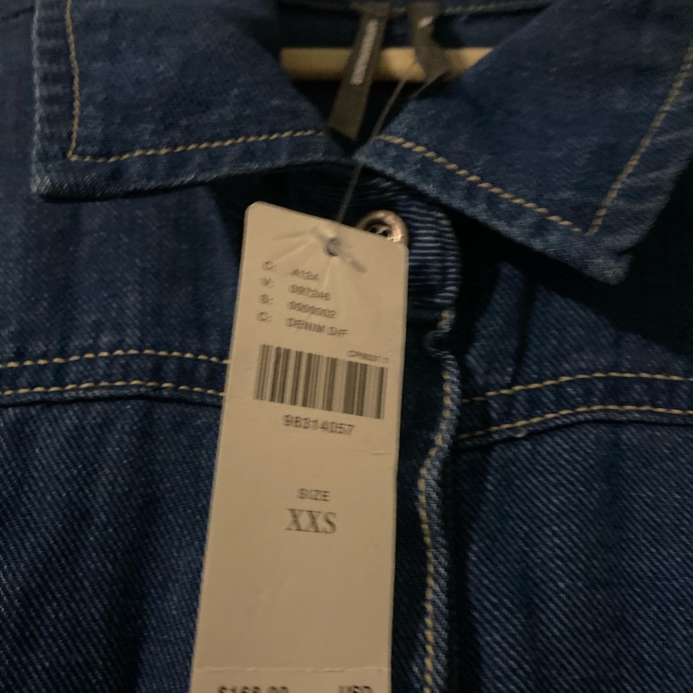 NWT Anthropologie Adjustable Wide Leg Jumpsuit in Denim color. - Picture 10 of 13